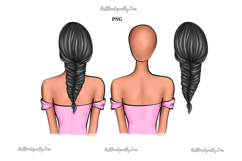 Natural Hair Woman Clipart Product Image 7