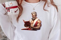 Handsome Santa Claus Clipart, Santa Claus Clipart Product Image 2