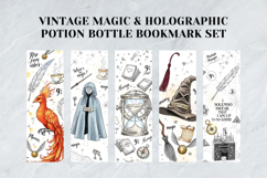 Holographic Potion Bottle Bookmark Set,Vintage Magic &amp; Witch Product Image 2