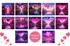 Valentine Square Coaster Bundle, Coaster Sublimation Bundle Product Image 2