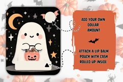 Printable Halloween Money Card, Halloween Ghost Money Card Product Image 2
