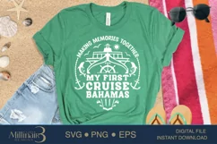 My First Cruise Bahamas SVG PNG Vacation|Summer Reunion Gril Product Image 2