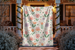 Hanging blanket mockup editable Product Image 3
