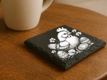 Easter Animals - Laser Engraving PNG Bundle for Coasters Product Image 3