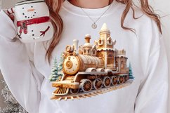 Watercolor Santa Claus Sublimation Clipart, Santa PNG Product Image 2