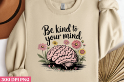 Be kind to your mind PNG, Vintage soul sublimation PNG Product Image 2