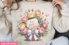Happy Mothers Day Floral PNG Product Image 1