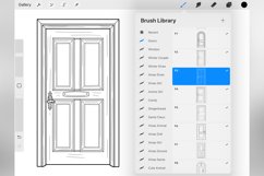 100 Procreate Doors Stamp Brushes Product Image 3