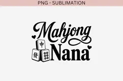 Mahjong quote png design for T-shirts Product Image 2