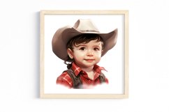 Baby Cowboy Sublimation Clipart Product Image 2