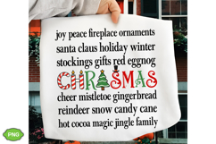 Christmas Words PNG, Merry Christmas PNG, Christmas Sweater Product Image 2