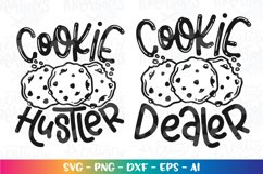 Baking svg Cookie Dealer Cookie Hustler matching shirts Product Image 2