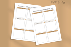 Product Launch Checklist Business Planner Template Product Image 2