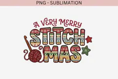 Christmas crochet png design for T-shirts Product Image 2