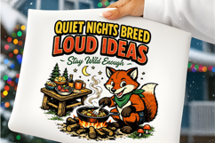 Quiet Nights Loud Ideas Camping Fox Product Image 5