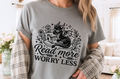 Read More Worry Less Svg, Book Lover Svg, Book Dragon Svg. Product Image 3