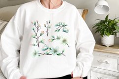 Watercolor Hello Spring Clipart, Hello Spring Clipart Product Image 2