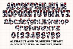 Father’s Day Alphabet clipart, father’s day letters doodle Product Image 2