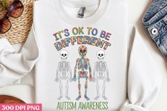 It&#039;s ok to be different PNG, Autism Sublimation PNG Product Image 3