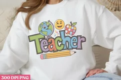 Teacher PNG, Teacher Appreciation Sublimation PNG Product Image 2
