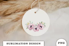 Watercolor flowers bouquet PNG Product Image 2