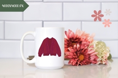 Hand Drawn Fall Illustration, Cartoon Warm Sweater PNG Product Image 2