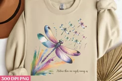 I believe there are angels PNG, Dragonfly Sublimation PNG Product Image 3