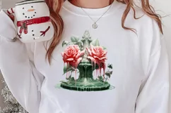 Christmas Castle Clipart Sublimation, Christmas PNG Product Image 2