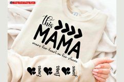 Valentine Sleeve SVG t-shirt Design Valentine Love Svg XOXO Product Image 1