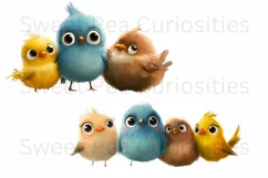 Birds, Art, Anime, Ephemera, PNG, Clipart Product Image 2