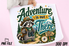 Adventure is out There Funny Animal PNG Product Image 2