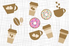 brown and black coffee clipart Product Image 2