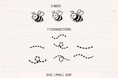 Bee Alphabet Bundle - SVG, PNG, DXF Product Image 2