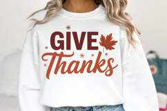 Give Thanks Svg | Thanksgiving Svg | Shirt Svg Product Image 1