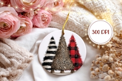 Rustic Christmas Ornament Print, Winter Ornament Template Product Image 2
