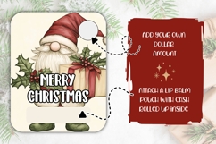 Cartoon Santa Claus Money Card, Christmas Gift Cards PNG Product Image 2