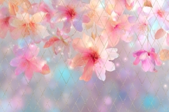 Pink Flowers Background, Spring Background Designs Product Image 2