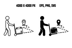 Last Mile Delivery Icons Product Image 1