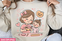 Floral Mama Mom Sublimation PNG Product Image 1