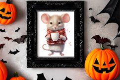 Christmas Animals Coffee Sublimation Clipart, Christmas PNG Product Image 2