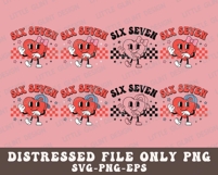 Funny Six Seven Heart SVG PNG Boy and Girl Valentine Kids Product Image 4