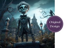 3D Zombie Tumbler Wrap, 3D Halloween Tumbler Sublimation Product Image 2