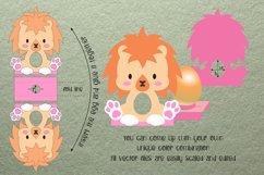 Little Lion | Easter Egg Holder | Paper Craft Template Product Image 2