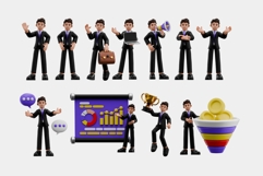 Professional 3D Businessman Character Bundle Product Image 2