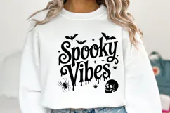Spooky Vibes Svg | Halloween Svg | Shirt Svg Product Image 1