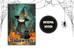 Cartoon Ghost Garden Flag, Art Halloween Garden Flag Product Image 2