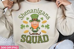 Shenanigans Squad PNG, St Patricks Day Gnome Sublimat Product Image 2