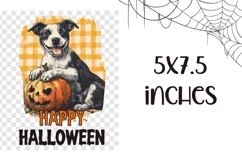 Cute Halloween Dog Towel Sublimation, Happy Halloween Print Product Image 2