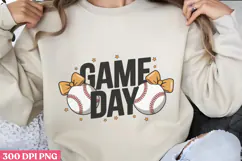 Game day PNG, Game Day Baseball Sublimation PNG Product Image 1
