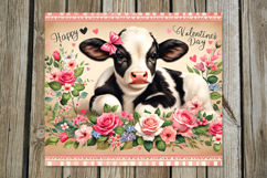 Valentine farmhause | 4 skinny tumbler sublimation designs Product Image 2